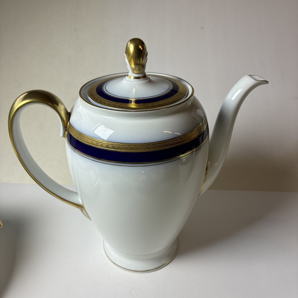 Rosenthal Germany EMINENCE COBALT BLUE & GOLD Set of 11 Tea Service Partial (20F - Picture 4 of 16